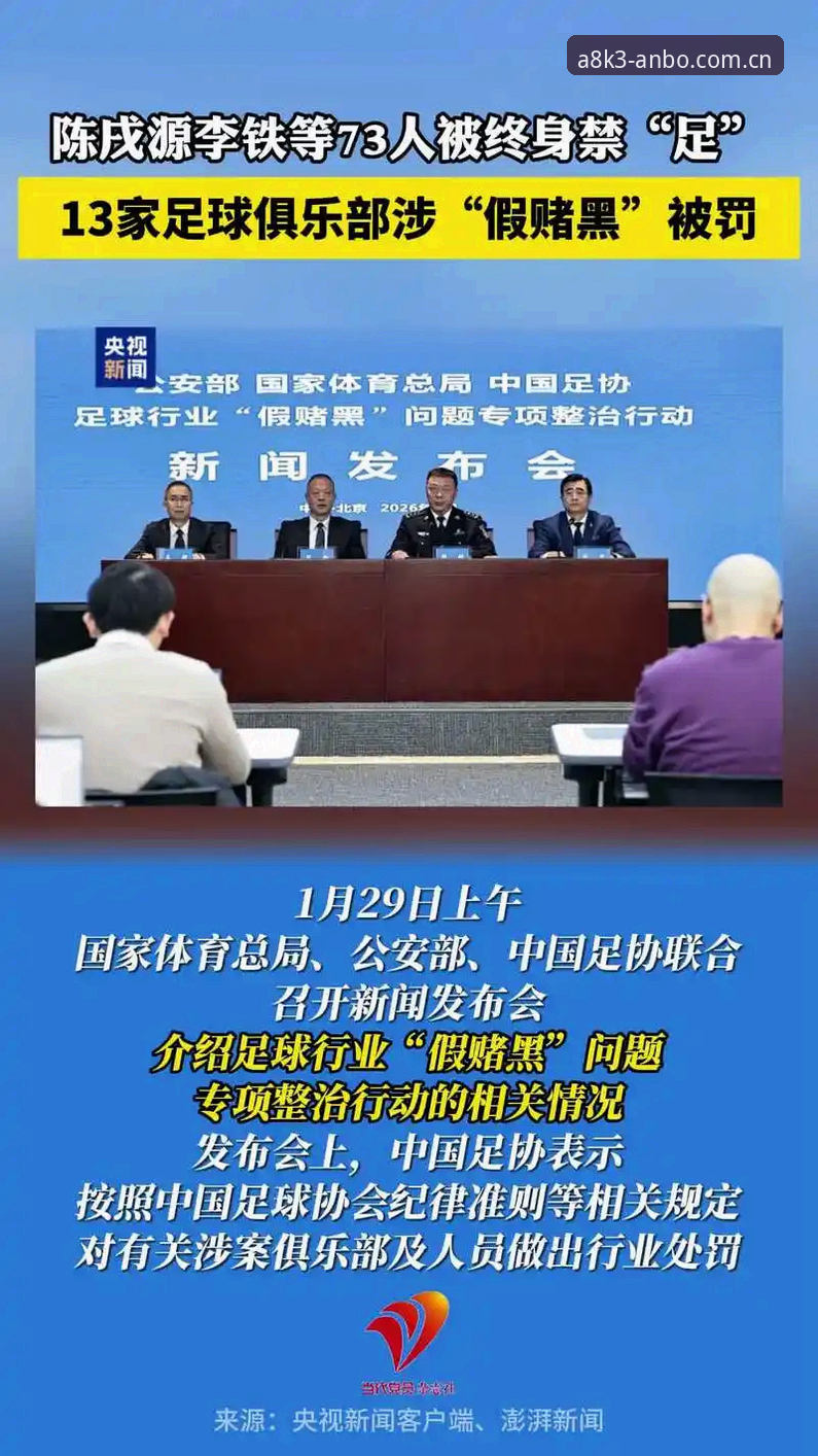 5个关键信号：足协第三批禁足名单揭示足球行业深层问题